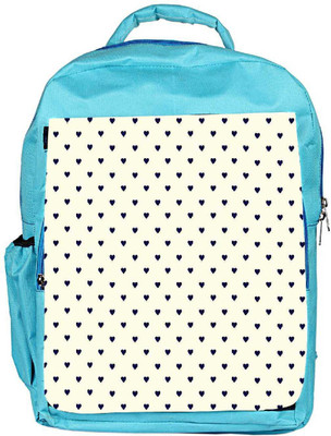 

Snoogg Eco Friendly Canvas Minimal Heart Love Backpack Rucksack School Travel Unisex Casual Canvas Bag Bookbag Satchel 5 L Backpack(Blue)