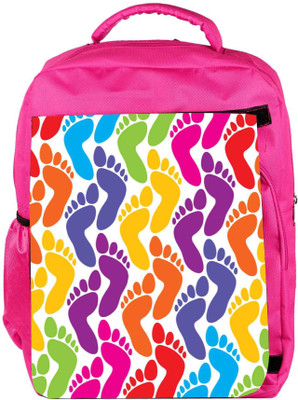 

Snoogg Eco Friendly Canvas Donâ€™T Stamp On My Phone Backpack Rucksack School Travel Unisex Casual Canvas Bag Bookbag Satchel 5 L Backpack(Pink)