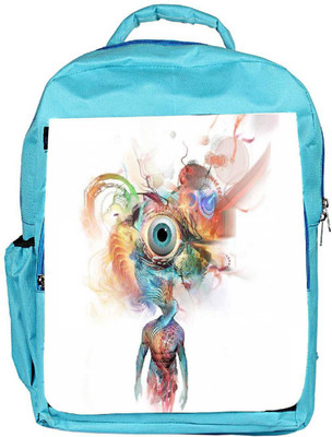 

Snoogg Eco Friendly Canvas Beauty In Mind Eye Backpack Rucksack School Travel Unisex Casual Canvas Bag Bookbag Satchel 5 L Backpack(Blue)