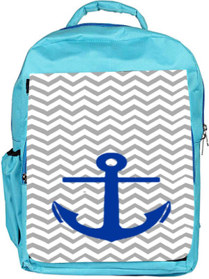 

Snoogg Eco Friendly Canvas Anchor Wave Backpack Rucksack School Travel Unisex Casual Canvas Bag Bookbag Satchel 5 L Backpack(Blue)