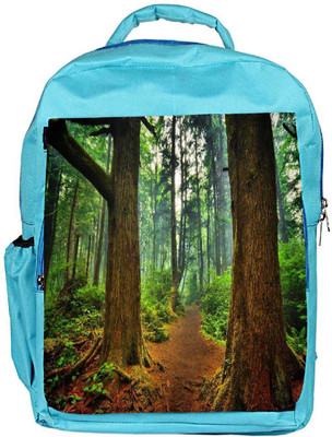 

Snoogg Eco Friendly Canvas Patternd Forest Designer Backpack Rucksack School Travel Unisex Casual Canvas Bag Bookbag Satchel 5 L Backpack(Blue)