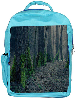 

Snoogg Eco Friendly Canvas Dried Green Tree Designer Backpack Rucksack School Travel Unisex Casual Canvas Bag Bookbag Satchel 5 L Backpack(Blue)