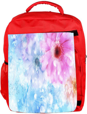 

Snoogg Eco Friendly Canvas Colorful Sunflower Designer Backpack Rucksack School Travel Unisex Casual Canvas Bag Bookbag Satchel 5 L Backpack(Red)