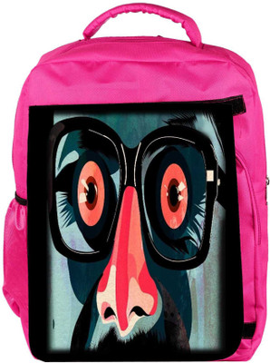 

Snoogg Eco Friendly Canvas Staring 2536 Backpack Rucksack School Travel Unisex Casual Canvas Bag Bookbag Satchel 5 L Backpack(Pink)