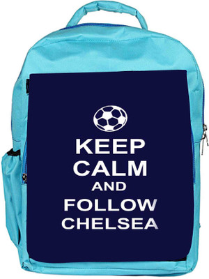 

Snoogg Eco Friendly Canvas Keep Calm And Follow Chelsea Backpack Rucksack School Travel Unisex Casual Canvas Bag Bookbag Satchel 5 L Backpack(Blue)