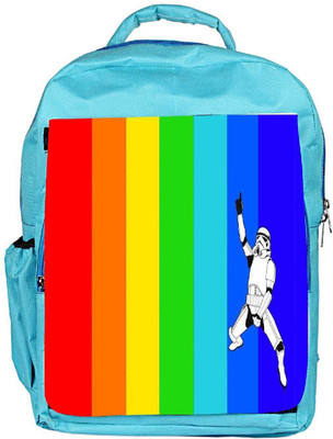 

Snoogg Eco Friendly Canvas Droid Lets Rock 2533 Backpack Rucksack School Travel Unisex Casual Canvas Bag Bookbag Satchel 5 L Backpack(Blue)