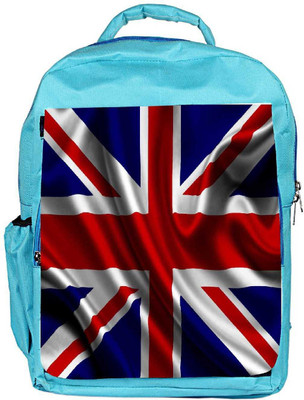 

Snoogg Eco Friendly Canvas British Flag Wallpaper Designer Backpack Rucksack School Travel Unisex Casual Canvas Bag Bookbag Satchel 5 L Backpack(Blue)