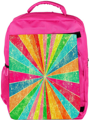 

Snoogg Eco Friendly Canvas Varient Design Pattern Designer Backpack Rucksack School Travel Unisex Casual Canvas Bag Bookbag Satchel 5 L Backpack(Pink)