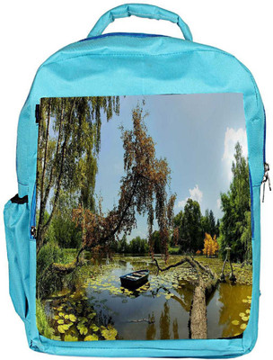 

Snoogg Eco Friendly Canvas Broked Tree On The River Designer Backpack Rucksack School Travel Unisex Casual Canvas Bag Bookbag Satchel 5 L Backpack(Blue)