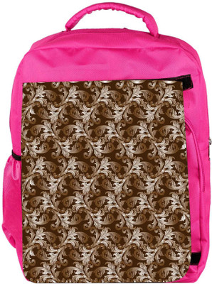 

Snoogg Eco Friendly Canvas Lite Pattern Designer Backpack Rucksack School Travel Unisex Casual Canvas Bag Bookbag Satchel 5 L Backpack(Pink)