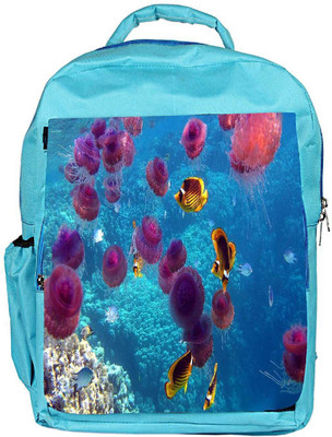 

Snoogg Eco Friendly Canvas Colorful Mammals Designer Backpack Rucksack School Travel Unisex Casual Canvas Bag Bookbag Satchel 5 L Backpack(Blue)
