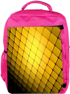 

Snoogg Eco Friendly Canvas Abstract Colour Background Designer Backpack Rucksack School Travel Unisex Casual Canvas Bag Bookbag Satchel 5 L Backpack(Pink)