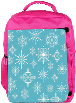 

Snoogg Eco Friendly Canvas Blue Spring Designer Backpack Rucksack School Travel Unisex Casual Canvas Bag Bookbag Satchel 5 L Backpack(Pink)