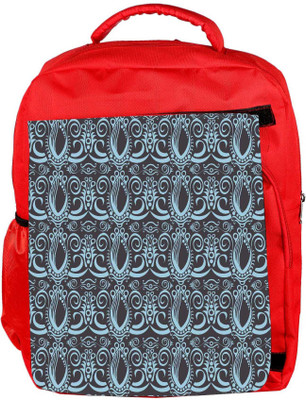 

Snoogg Eco Friendly Canvas Abstract Grey Pattern Designer Backpack Rucksack School Travel Unisex Casual Canvas Bag Bookbag Satchel 5 L Backpack(Red)