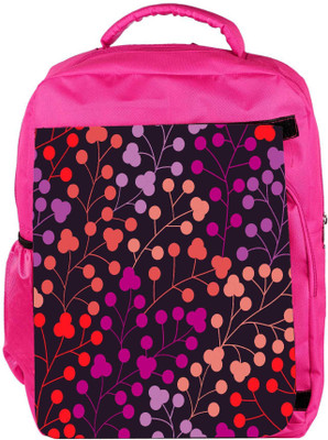 

Snoogg Eco Friendly Canvas Seamless Pattern With Leaf Copy That Square To The Side And Youll Get Seaml Backpack Rucksack School Travel Unisex Casual Canvas Bag Bookbag Satchel 5 L Backpack(Pink)