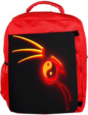 

Snoogg Eco Friendly Canvas Fabulous Design Designer Backpack Rucksack School Travel Unisex Casual Canvas Bag Bookbag Satchel 5 L Backpack(Red)