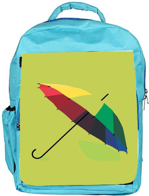 

Snoogg Eco Friendly Canvas Monsoon Umbrella 2467 Backpack Rucksack School Travel Unisex Casual Canvas Bag Bookbag Satchel 5 L Backpack(Blue)