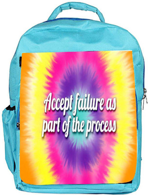 

Snoogg Eco Friendly Canvas Accept Failure Quote Designer Backpack Rucksack School Travel Unisex Casual Canvas Bag Bookbag Satchel 5 L Backpack(Blue)
