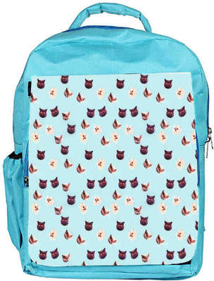 

Snoogg Eco Friendly Canvas Hypno Cats Backpack Rucksack School Travel Unisex Casual Canvas Bag Bookbag Satchel 5 L Backpack(Blue)