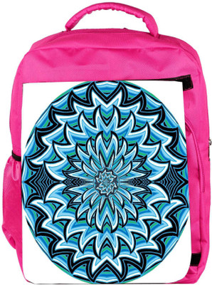 

Snoogg Eco Friendly Canvas Abstract Water Waves Background Vector Illustration Backpack Rucksack School Travel Unisex Casual Canvas Bag Bookbag Satchel 5 L Backpack(Pink)