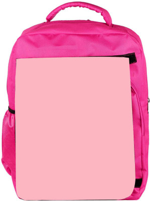 

Snoogg Eco Friendly Canvas Plain Cream Designer Backpack Rucksack School Travel Unisex Casual Canvas Bag Bookbag Satchel 5 L Backpack(Pink)
