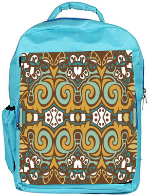 

Snoogg Eco Friendly Canvas Multicolor Pattern Designer Backpack Rucksack School Travel Unisex Casual Canvas Bag Bookbag Satchel 5 L Backpack(Blue)