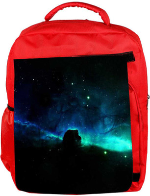 

Snoogg Eco Friendly Canvas Space Line Backpack Rucksack School Travel Unisex Casual Canvas Bag Bookbag Satchel 5 L Backpack(Red)