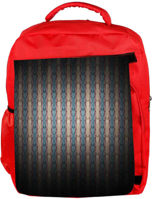 

Snoogg Eco Friendly Canvas Multicolor Pattern Design Designer Backpack Rucksack School Travel Unisex Casual Canvas Bag Bookbag Satchel 5 L Backpack(Red)