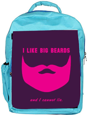 

Snoogg Eco Friendly Canvas Big Beards Cannot Lie 2919 Backpack Rucksack School Travel Unisex Casual Canvas Bag Bookbag Satchel 5 L Backpack(Blue)