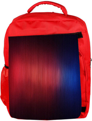

Snoogg Eco Friendly Canvas Fibers Abstract Designer Backpack Rucksack School Travel Unisex Casual Canvas Bag Bookbag Satchel 5 L Backpack(Red)