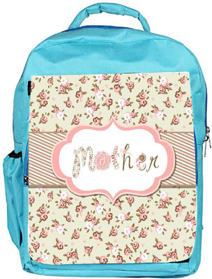 

Snoogg Eco Friendly Canvas Hand Drawn Vector Floral Frame With A Word Mother Great Mothers Day Card Backpack Rucksack School Travel Unisex Casual Canvas Bag Bookbag Satchel 5 L Backpack(Blue)
