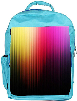 

Snoogg Eco Friendly Canvas Colorful Bars Designer Backpack Rucksack School Travel Unisex Casual Canvas Bag Bookbag Satchel 5 L Backpack(Blue)