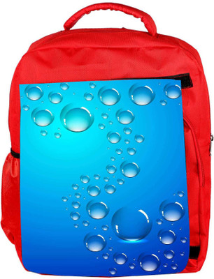 

Snoogg Eco Friendly Canvas Abstract Water Drops Background And Space For Your Text Backpack Rucksack School Travel Unisex Casual Canvas Bag Bookbag Satchel 5 L Backpack(Red)