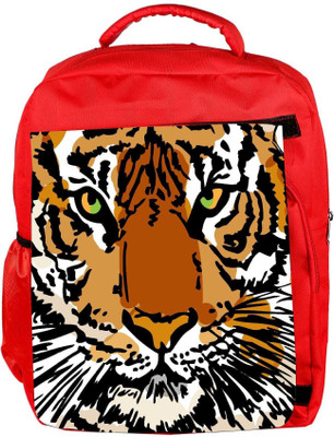 

Snoogg Eco Friendly Canvas Sketch Of White Tiger Vector Illustration Backpack Rucksack School Travel Unisex Casual Canvas Bag Bookbag Satchel 5 L Backpack(Red)