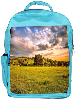 

Snoogg Eco Friendly Canvas Abstract Nature Tree Designer Backpack Rucksack School Travel Unisex Casual Canvas Bag Bookbag Satchel 5 L Backpack(Blue)