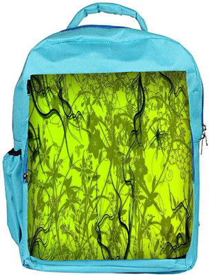 

Snoogg Eco Friendly Canvas Green Pattern Design Designer Backpack Rucksack School Travel Unisex Casual Canvas Bag Bookbag Satchel 5 L Backpack(Blue)