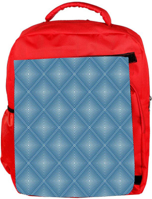 

Snoogg Eco Friendly Canvas Blue Pattern Designer Backpack Rucksack School Travel Unisex Casual Canvas Bag Bookbag Satchel 5 L Backpack(Red)