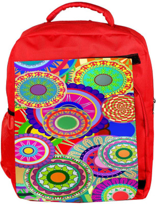 

Snoogg Eco Friendly Canvas Creative Fruit 2424 Backpack Rucksack School Travel Unisex Casual Canvas Bag Bookbag Satchel 5 L Backpack(Red)
