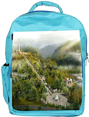 

Snoogg Eco Friendly Canvas Long Route Steps Designer Backpack Rucksack School Travel Unisex Casual Canvas Bag Bookbag Satchel 5 L Backpack(Blue)