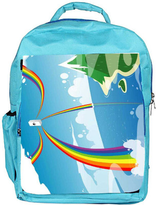 

Snoogg Eco Friendly Canvas Beach Energy Goodness 2524 Backpack Rucksack School Travel Unisex Casual Canvas Bag Bookbag Satchel 5 L Backpack(Blue)