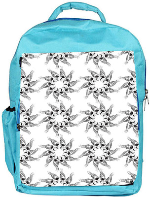 

Snoogg Eco Friendly Canvas Mix Pattern White Designer Backpack Rucksack School Travel Unisex Casual Canvas Bag Bookbag Satchel 5 L Backpack(Blue)