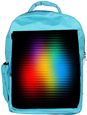 

Snoogg Eco Friendly Canvas Black Background Designer Backpack Rucksack School Travel Unisex Casual Canvas Bag Bookbag Satchel 5 L Backpack(Blue)