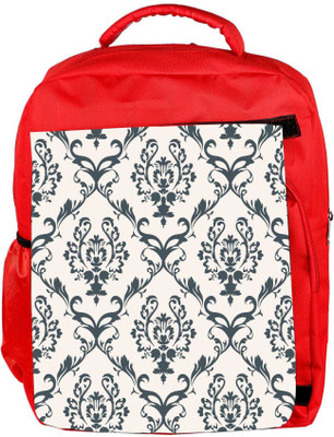 

Snoogg Eco Friendly Canvas Blue Pattern Designer Backpack Rucksack School Travel Unisex Casual Canvas Bag Bookbag Satchel 5 L Backpack(Red)