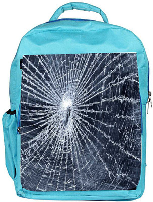 

Snoogg Eco Friendly Canvas Cracked Screen Backpack Rucksack School Travel Unisex Casual Canvas Bag Bookbag Satchel 5 L Backpack(Blue)
