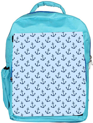 

Snoogg Eco Friendly Canvas Blue Anchor Designer Backpack Rucksack School Travel Unisex Casual Canvas Bag Bookbag Satchel 5 L Backpack(Blue)