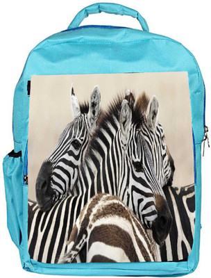 

Snoogg Eco Friendly Canvas Black And White Zebra Designer Backpack Rucksack School Travel Unisex Casual Canvas Bag Bookbag Satchel 5 L Backpack(Blue)