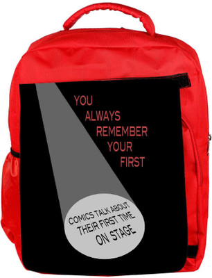 

Snoogg Eco Friendly Canvas First Blair Designer Backpack Rucksack School Travel Unisex Casual Canvas Bag Bookbag Satchel 5 L Backpack(Red)