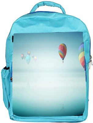 

Snoogg Eco Friendly Canvas Colorful Parachute Balloons Designer Backpack Rucksack School Travel Unisex Casual Canvas Bag Bookbag Satchel 5 L Backpack(Blue)