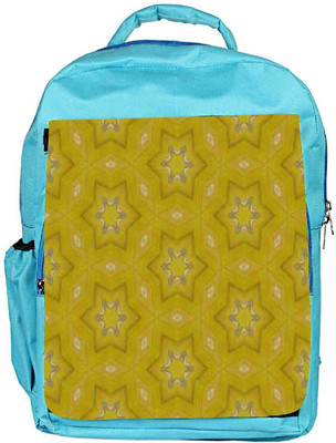 

Snoogg Eco Friendly Canvas Yellow Pattern Designer Backpack Rucksack School Travel Unisex Casual Canvas Bag Bookbag Satchel 5 L Backpack(Blue)