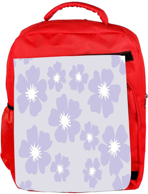 

Snoogg Eco Friendly Canvas Light Purple Flower Designer Backpack Rucksack School Travel Unisex Casual Canvas Bag Bookbag Satchel 5 L Backpack(Red)